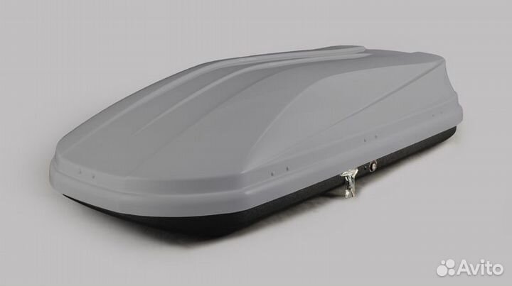 Бокс на крышу 460л., 173х80х42, серый, черный