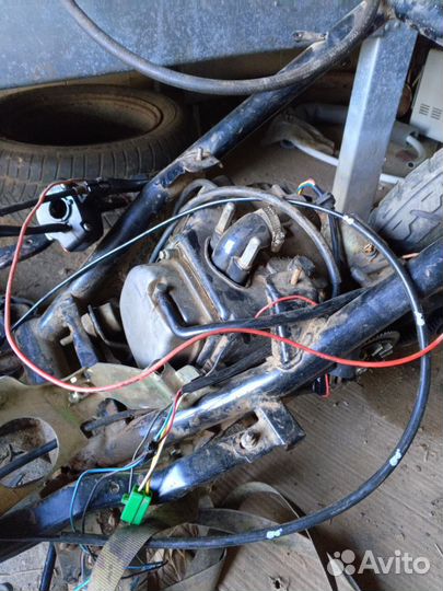 Скутер на запчасти