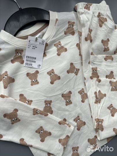 Пижама для девочки H&M 92; 98/104;110/116;134/140