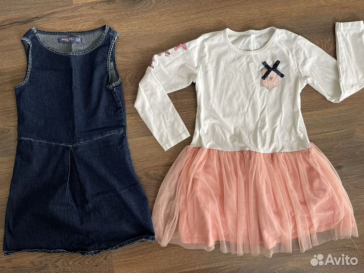 Большой пакет одежды для девочки 116-122