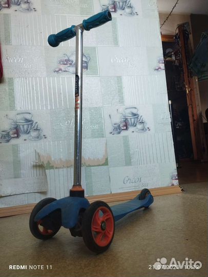 Самокат детский трехколесный бу