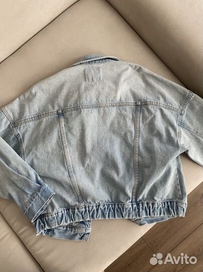 Джинсовая куртка zara xs