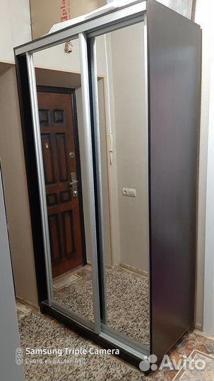 Шкаф купе с зеркалом бу