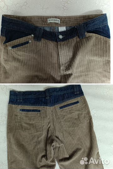 Джинсы вельветовые, Savage, размер 50-52