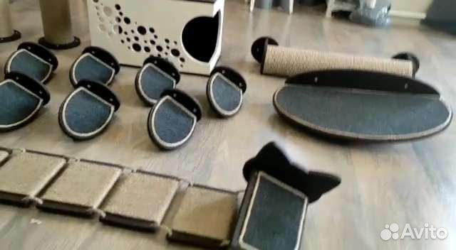 Настенный комплекс / дом для кошек