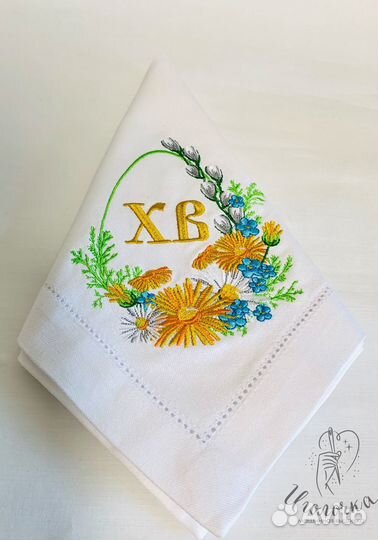 Салфетки с вышивкой