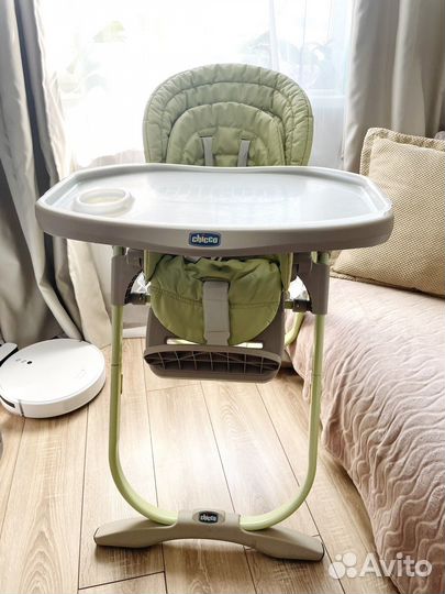 Стульчик для кормления chicco polly magic