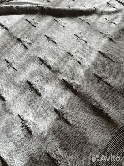 Плед детский вязаный