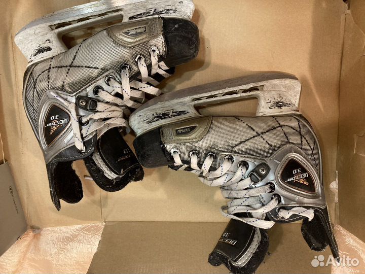 Коньки хоккейные детские ссм размер 32.5