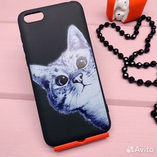 Силиконовый чехол на honor, samsung c принтом