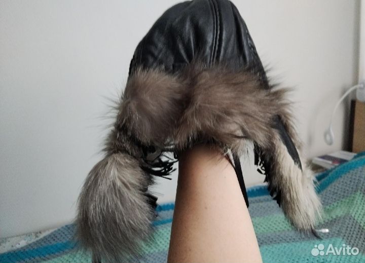 Шапка-ушанка женская натуральная