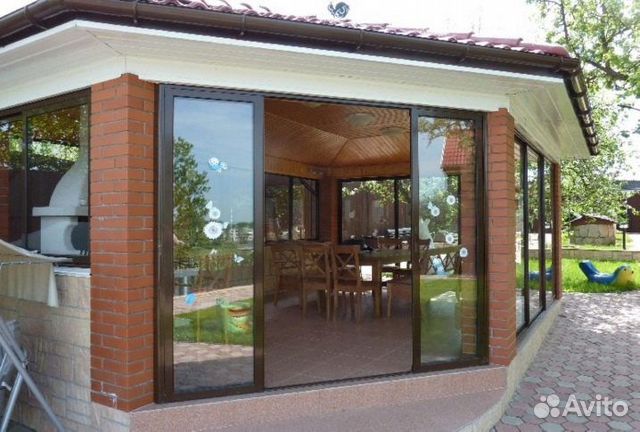 Алюминиевые раздвижные двери