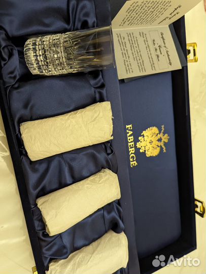 Faberge набор стопок для водки