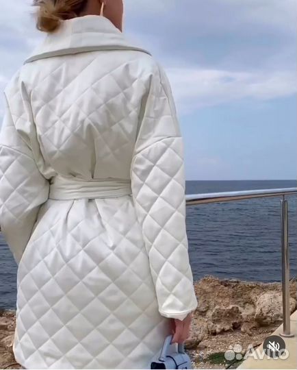 Стеганое пальто