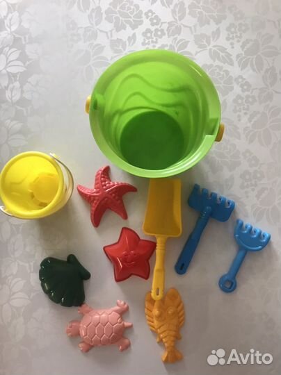 Набор для песочницы и резиновые фигурки