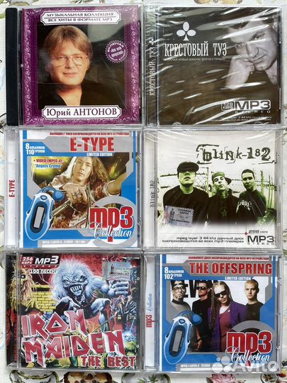 Мр3 диски (6шт.) резерв для Антона