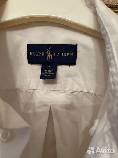 Рубашка белая новая