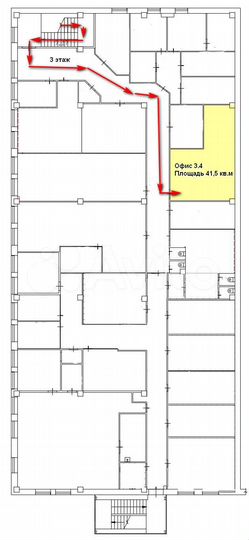 Офис, 41.5 м² на Левобережном