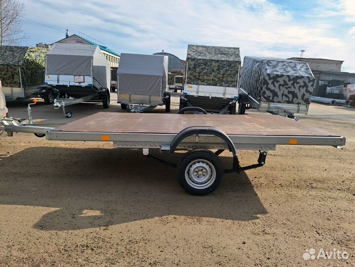 Прицеп-платформа 3.56х1.95 рессора Газель 2 листа