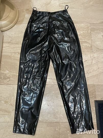 Брюки лаковые Tibi новые, на высоких