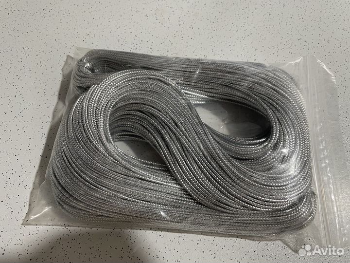 Шнур нитка металлизированная для рукоделия