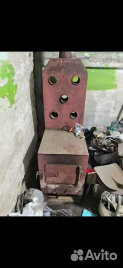 Печь в гараж сталь 5 мм