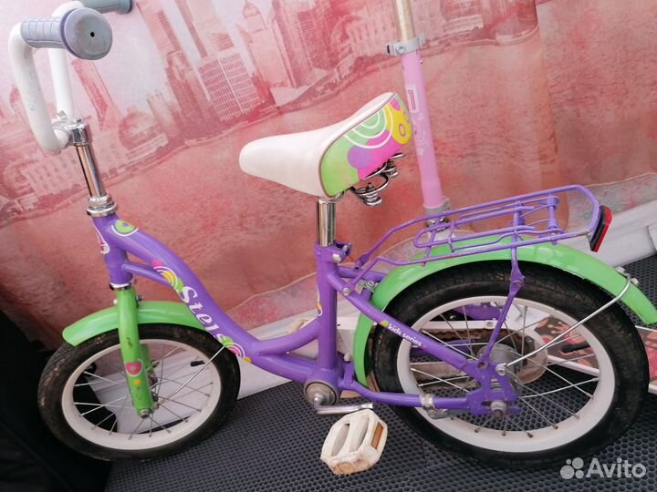 Велосипед детский с 4 колёсами
