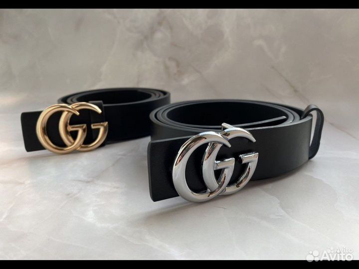 Ремень женский гуччи кожанный новый
