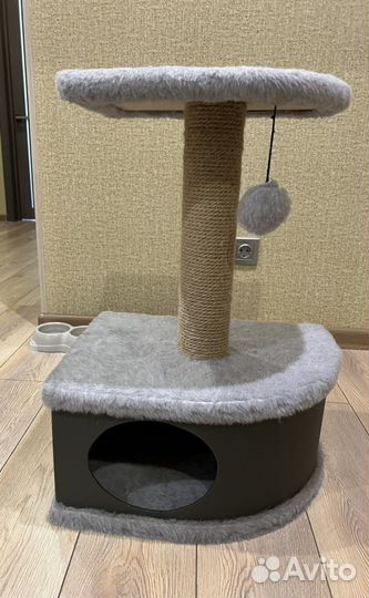 Домик для кошки с когтеточкой