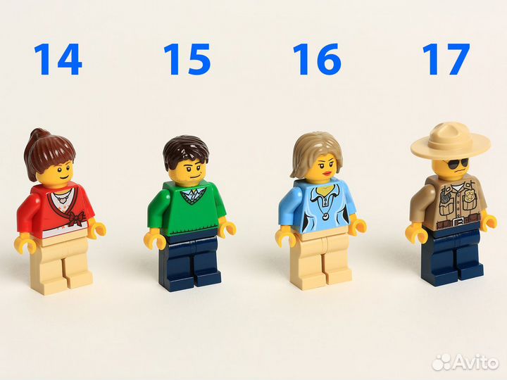 Lego минифигурки - №10 Повар (доставка)