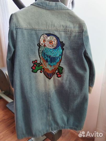 Тренч джинсовый женский