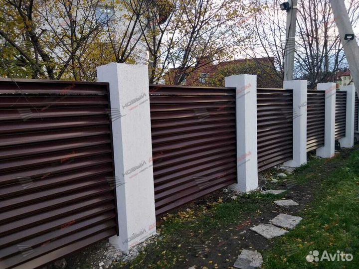 Забор жалюзи