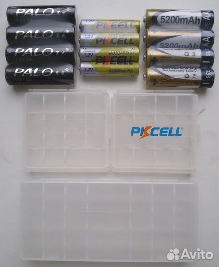 Батарейки аккумуляторные AAA AA новые