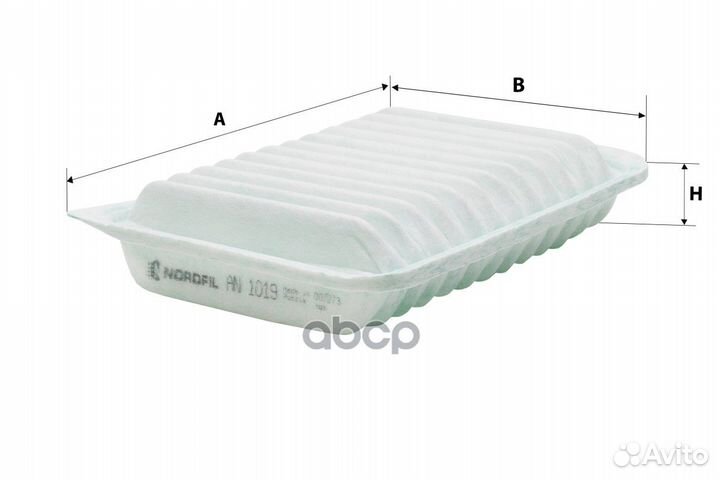 Фильтр воздушн. Toyota Corolla/Avensis/Rav4 07