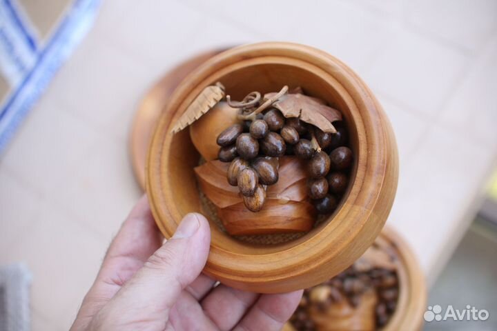 Настенные сувениры, фарфор, лазурь, дерево