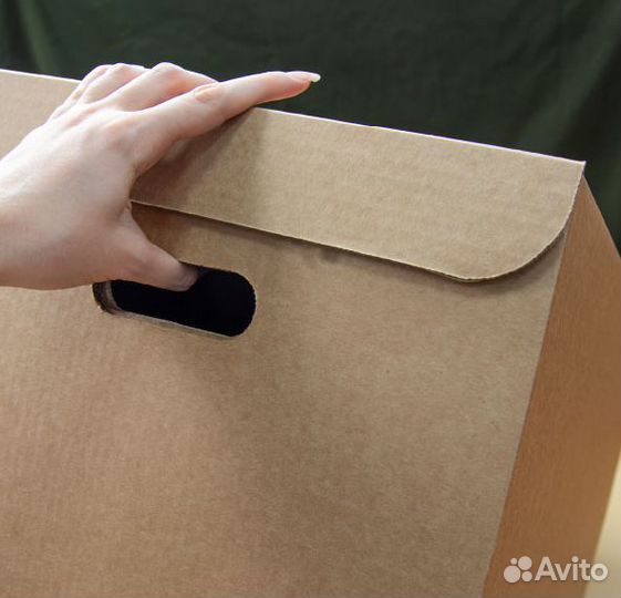 Коробка картонная архивная (Архивный короб)