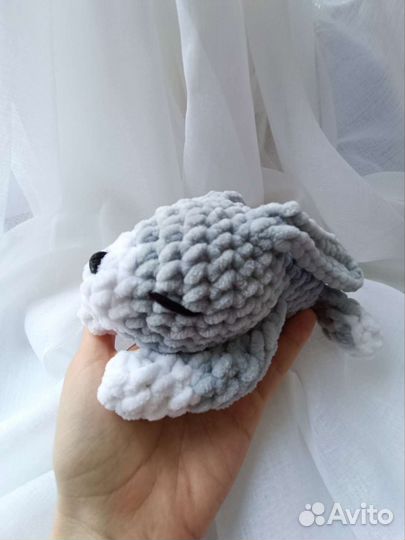 Вязаный зайка