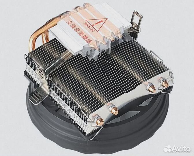 Универсальный горизонтальный башенный кулер c RGB