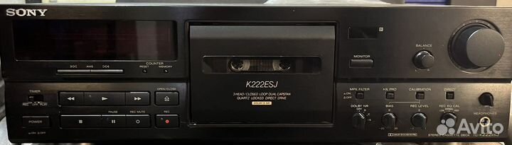Кассетная дека sony tc 222 ESJ