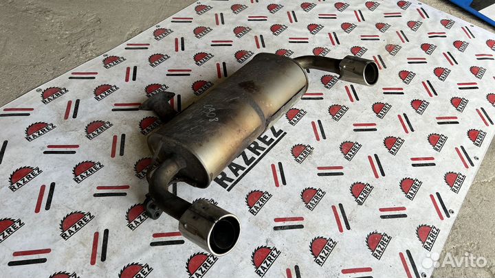 Глушитель, раздвоенная банка Lancer 10 Ralliart