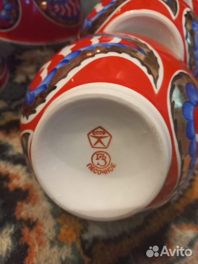 Чайный сервиз СССР Каламбуры, Золотой олень