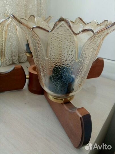 Люстра потолочная и Бра