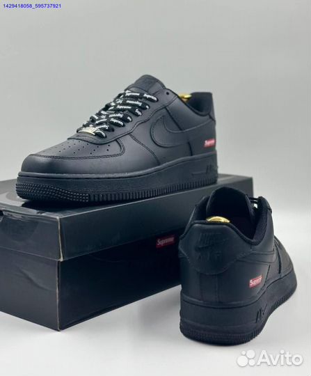 Кроссовки Nike Air Force 1 Low & Supreme (Арт.18790)