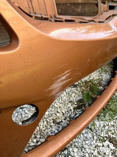 Передний бампер на kia rio 4 2017