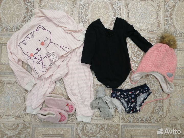 Пакет вещей для девочки 2-4 года