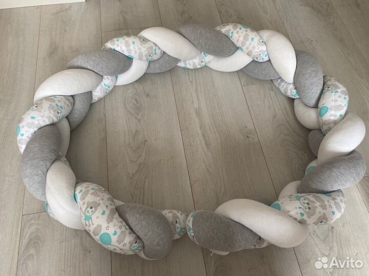 Бортик косичка + пледик