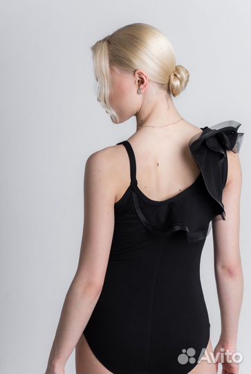 Тренировочное боди платье для бальных танцев