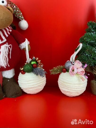 Елочные шары ручной работы