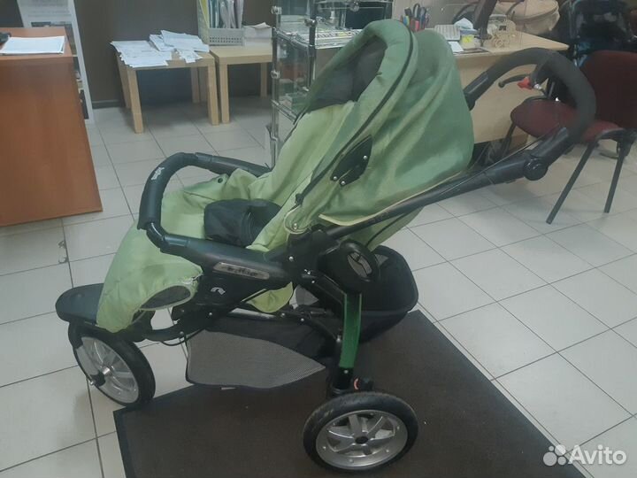 Коляска Gt3 зеленая