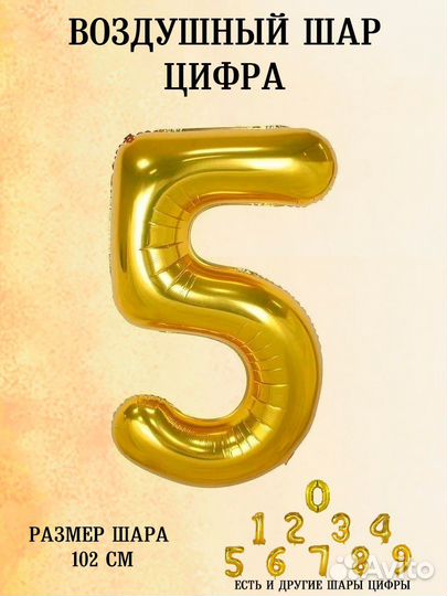 Фольгированные шары цифры